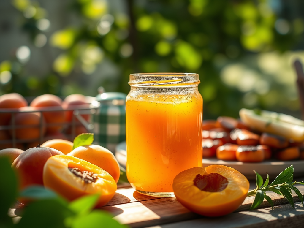 Heerlijke Zomerse Abrikozenjam voor BBQ en IJs